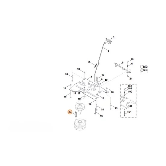 Stihl  Sworzeń 6170 704 1810